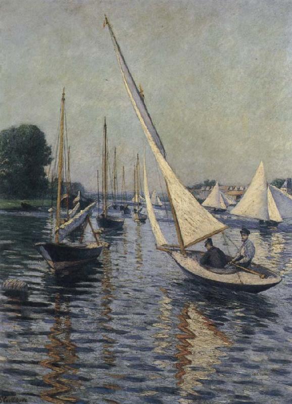 Gustave Caillebotte Sailboat France oil painting art